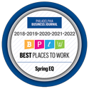Spring EQ best place to work award